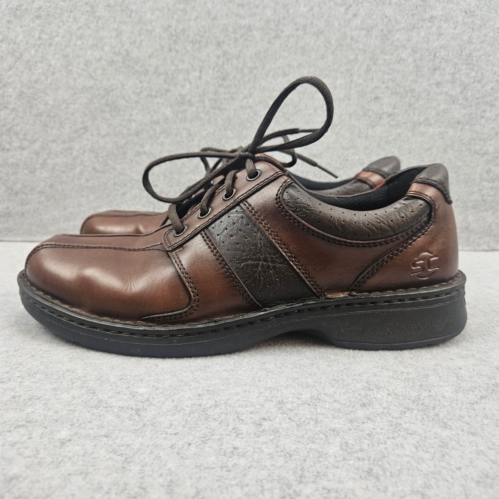 STREETCARS Diplomat Shoes Men 11.5 Brown Leather Lace Up Comfort Casual Classic